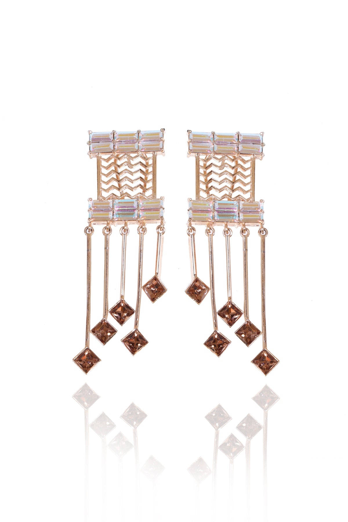 Buy Swarovski Mesh Danglers For Women Online at ScrollnShops